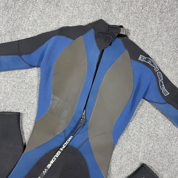 Body Glove Stealth 3/2 mm Full Wetsuit Mens Small Blue Black 0710 - Picture 7 of 12